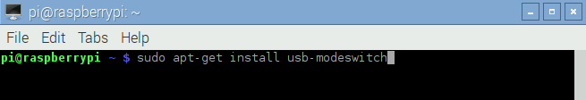 Install usb-modeswitch